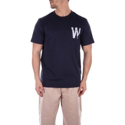 Abbigliamento Uomo T-shirt maniche corte Woolrich CFWOTE0122MRUT2926UT2926 Blu