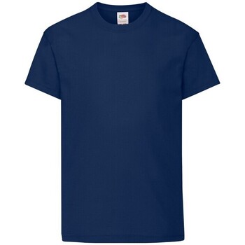 Abbigliamento Unisex bambino T-shirt & Polo Fruit Of The Loom Original Blu