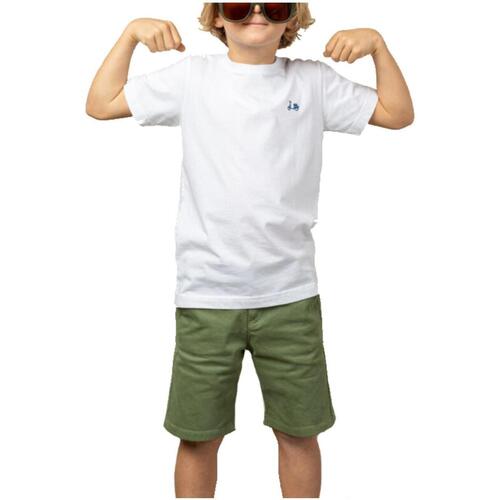 Abbigliamento Bambino T-shirt maniche corte Scotta  Bianco