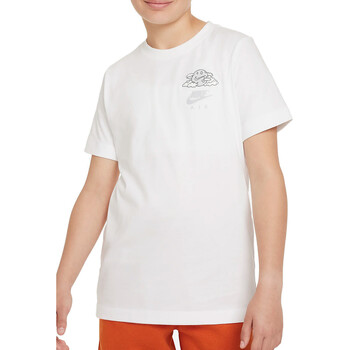 Abbigliamento Bambino T-shirt maniche corte Nike FN9619 Bianco