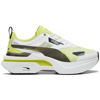 Scarpe Donna Sneakers Puma Kosmo Rider Wns -  White Lime Verde