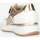 Scarpe Donna Sneakers alte Comart 5D5033-TORTORA Bianco