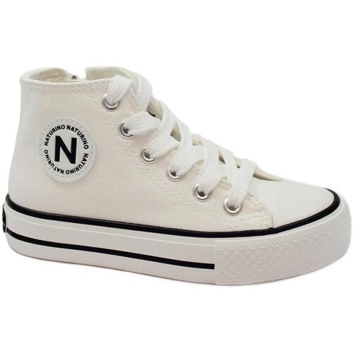 Scarpe Unisex bambino Sneakers alte Naturino NTA-E24-18270-b Bianco