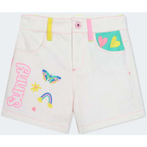 Abbigliamento Unisex bambino Shorts / Bermuda Billieblush  Bianco