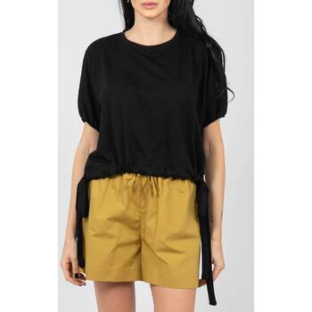 Abbigliamento Donna T-shirt & Polo Solotre M1B0167 BLACK Nero