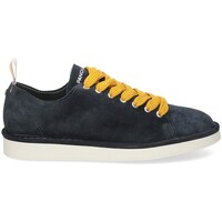Scarpe Uomo Sneakers Panchic P01M011 Lace-up shoe suede night yellow Blu