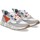 Scarpe Uomo Sneakers Voile Blanche Club01 suede nylon grey white orange Grigio