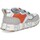 Scarpe Uomo Sneakers Voile Blanche Club01 suede nylon grey white orange Grigio
