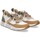 Scarpe Uomo Sneakers Voile Blanche Club01 suede nylon beige white Marrone
