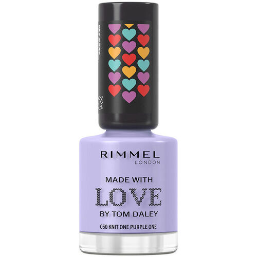 Bellezza Donna Smalti Rimmel London Made With Love By Tom Daley Smalto 050-knit One Purple One 
