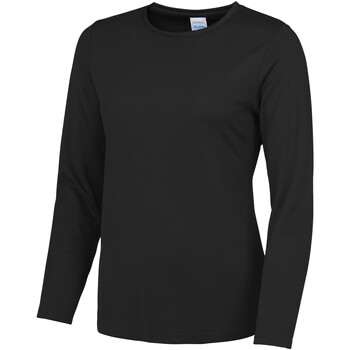 Abbigliamento Donna T-shirts a maniche lunghe Awdis Cool JC012 Nero