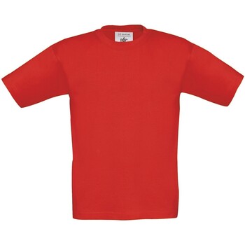 Abbigliamento Unisex bambino T-shirt maniche corte B&c Exact 190 Rosso