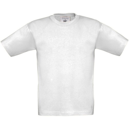 Abbigliamento Unisex bambino T-shirt & Polo B&c Exact 190 Bianco