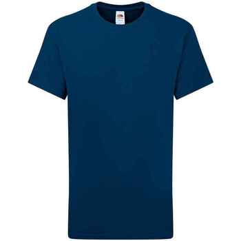 Abbigliamento Unisex bambino T-shirt maniche corte Fruit Of The Loom Iconic 195 Blu