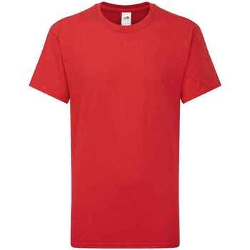 Abbigliamento Unisex bambino T-shirt maniche corte Fruit Of The Loom Iconic 195 Rosso