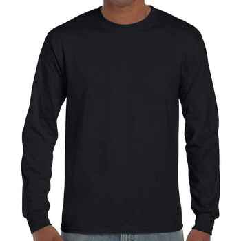 Abbigliamento T-shirts a maniche lunghe Gildan RW9626 Nero