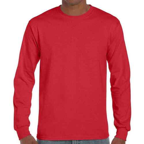 Abbigliamento T-shirts a maniche lunghe Gildan RW9626 Rosso