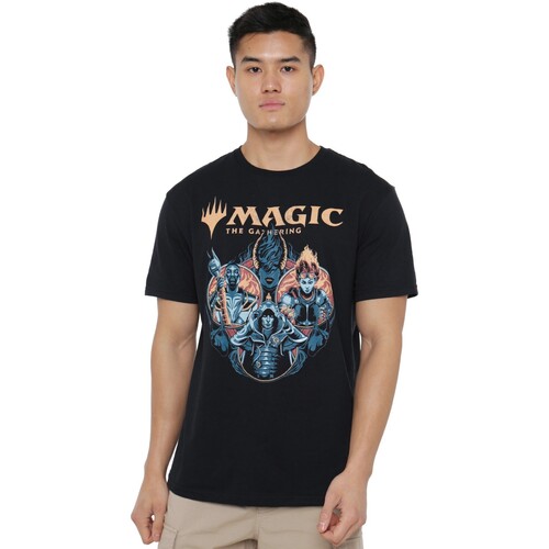 Abbigliamento Uomo T-shirts a maniche lunghe Magic The Gathering Legends Nero