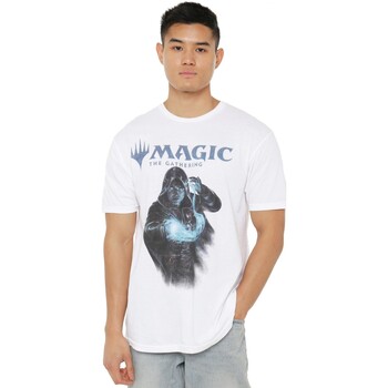Abbigliamento Uomo T-shirts a maniche lunghe Magic The Gathering Jace Bianco
