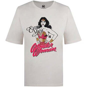 Abbigliamento Donna T-shirts a maniche lunghe Dc Comics TV2999 Bianco