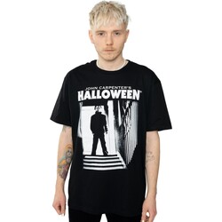 Abbigliamento Uomo T-shirts a maniche lunghe Halloween TV3004 Nero