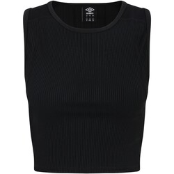 Abbigliamento Donna T-shirts a maniche lunghe Umbro UO2057 Nero