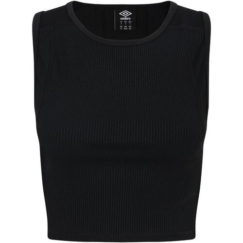 Abbigliamento Donna T-shirts a maniche lunghe Umbro UO2057 Nero