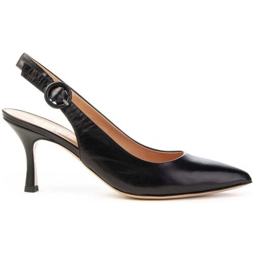 Scarpe Donna Décolleté Franco Russo Slingback  1902s made in italy Nero