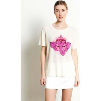 Abbigliamento Donna T-shirt maniche corte Studio Cashmere8 RIA 9 Bianco