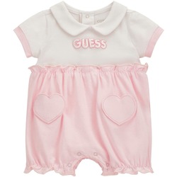 Abbigliamento Bambina Tuta Guess Tutina con patch a forma di cuore S4GG03K6YW4 Rosa