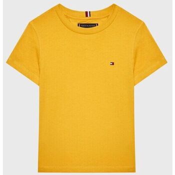 Abbigliamento Unisex bambino T-shirt & Polo Tommy Hilfiger KB0KB06879 - ESSENTIAL TEE-ZIN YELLOW TULIP Giallo
