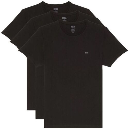 Abbigliamento Uomo T-shirt & Polo Diesel 00SPDG 0LIAD - 3 PACK-E4101 Nero