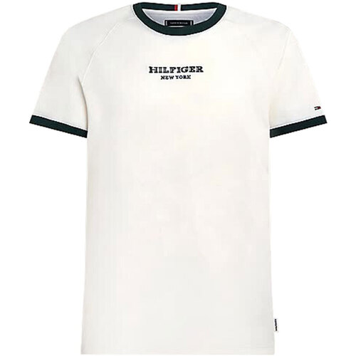 Abbigliamento Uomo T-shirt maniche corte Tommy Hilfiger MONOTYPE RINGER TEE Beige