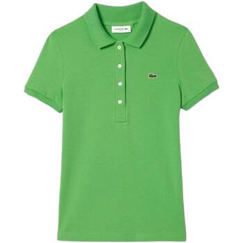 Abbigliamento Donna T-shirt & Polo Lacoste T-Shirt e Polo Donna  DF3443 IXU Verde Verde