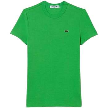 Abbigliamento Donna T-shirt & Polo Lacoste T-Shirt e Polo Donna  TF7218 IXU Verde Verde