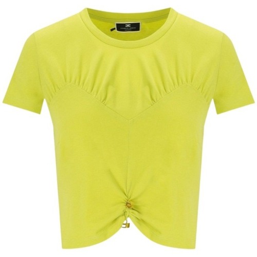 Abbigliamento Donna T-shirt maniche corte Elisabetta Franchi  Verde