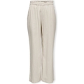 Image of Pantaloni Only Noos Trousers Tokyo Linen - Moonbeam