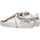 Scarpe Donna Sneakers Crime London sneakers Sk8 deluxe glitter oro Bianco