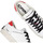 Scarpe Uomo Sneakers Crime London sneakers distressed bianco rosso Bianco