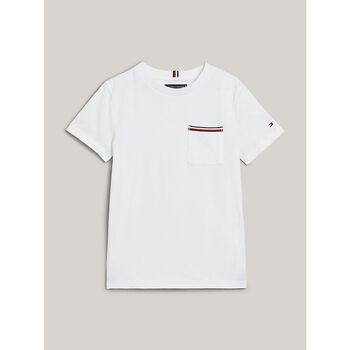 Image of T-shirt & Polo Tommy Hilfiger KB0KB08817 POCKET TEE-YBR WHITE