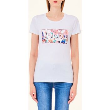 Abbigliamento Donna T-shirt & Polo Liu Jo MA4333 J5904-N9349 Bianco