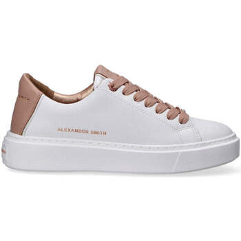 Scarpe Donna Sneakers basse Alexander Smith London bianco rosa nude Bianco