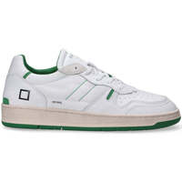 Scarpe Uomo Sneakers basse Date D.A.T.E Sneaker Court 2.0 Nylon White green Bianco