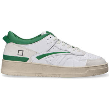 Scarpe Uomo Sneakers basse Date D.A.T.E. sneaker Torneo leather white green Bianco