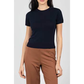 Abbigliamento Donna T-shirt & Polo Solotre M3B0080B NAVY Blu