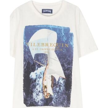 Abbigliamento Uomo T-shirt maniche corte Vilebrequin T-SHIRT T/P WASHED Bianco