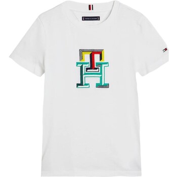 Abbigliamento Bambino T-shirts a maniche lunghe Tommy Hilfiger KB0KB08813 Bianco