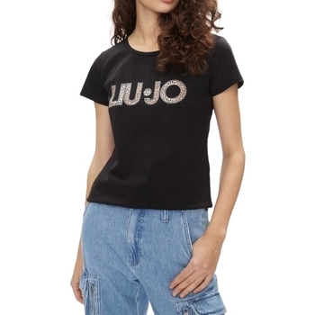 Abbigliamento Donna T-shirt & Polo Liu Jo T shirt ES24LJ22 Nero
