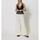 Abbigliamento Donna Jeans 3/4 & 7/8 Twin Set TUTA WIDE LEG CON PIZZO CHANTILLY Nero/Neve