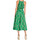 Abbigliamento Donna Jeans 3/4 & 7/8 Twin Set TOP SMANICATO IN MUSSOLA STAMPATA Verde